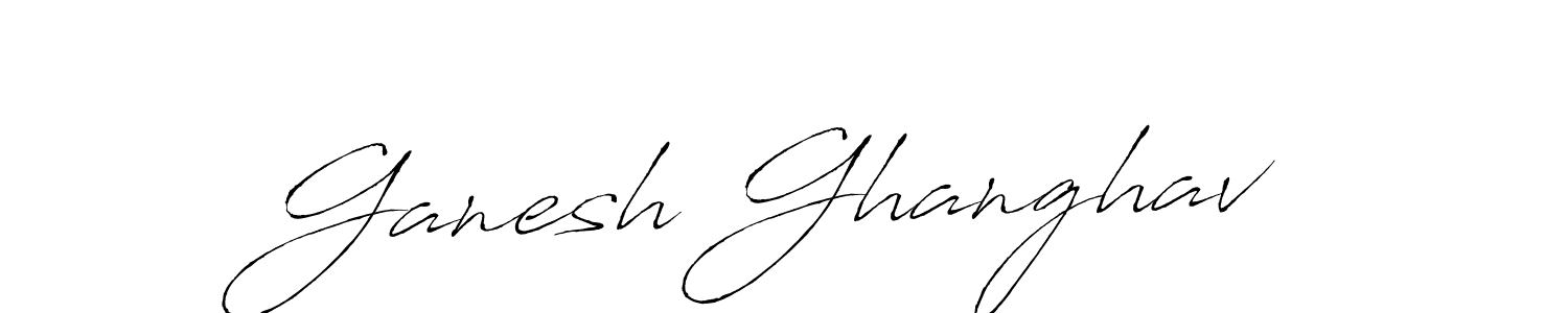 Ganesh Ghanghav stylish signature style. Best Handwritten Sign (Antro_Vectra) for my name. Handwritten Signature Collection Ideas for my name Ganesh Ghanghav. Ganesh Ghanghav signature style 6 images and pictures png