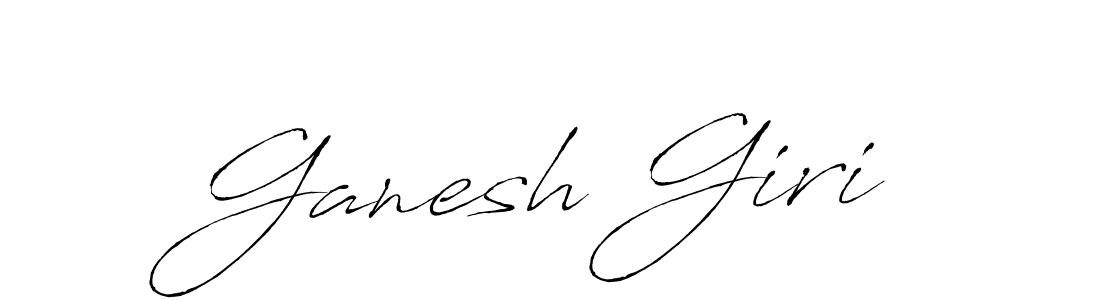 How to make Ganesh Giri signature? Antro_Vectra is a professional autograph style. Create handwritten signature for Ganesh Giri name. Ganesh Giri signature style 6 images and pictures png