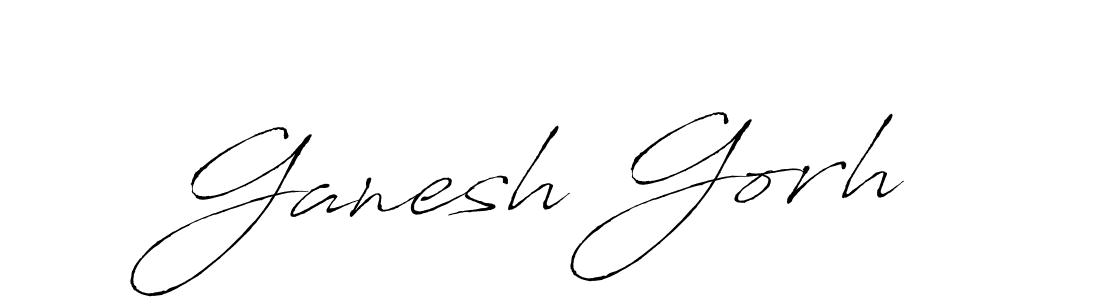 Use a signature maker to create a handwritten signature online. With this signature software, you can design (Antro_Vectra) your own signature for name Ganesh Gorh. Ganesh Gorh signature style 6 images and pictures png