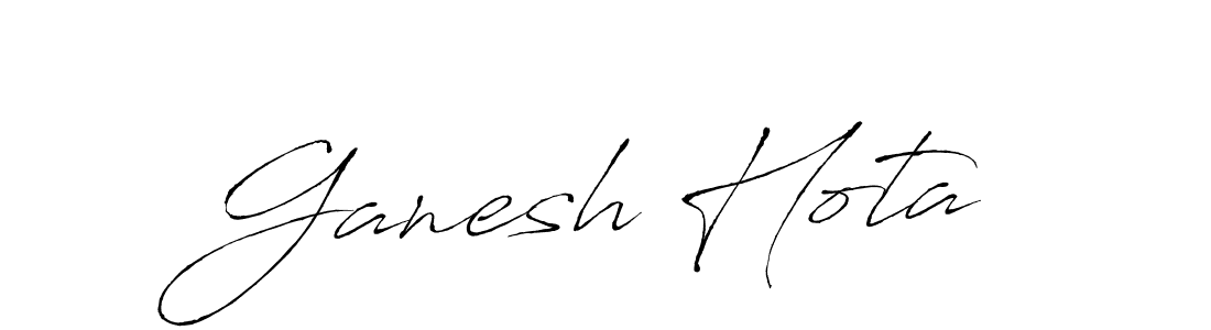 Use a signature maker to create a handwritten signature online. With this signature software, you can design (Antro_Vectra) your own signature for name Ganesh Hota. Ganesh Hota signature style 6 images and pictures png