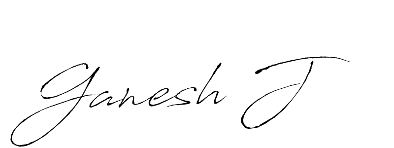 How to make Ganesh J signature? Antro_Vectra is a professional autograph style. Create handwritten signature for Ganesh J name. Ganesh J signature style 6 images and pictures png