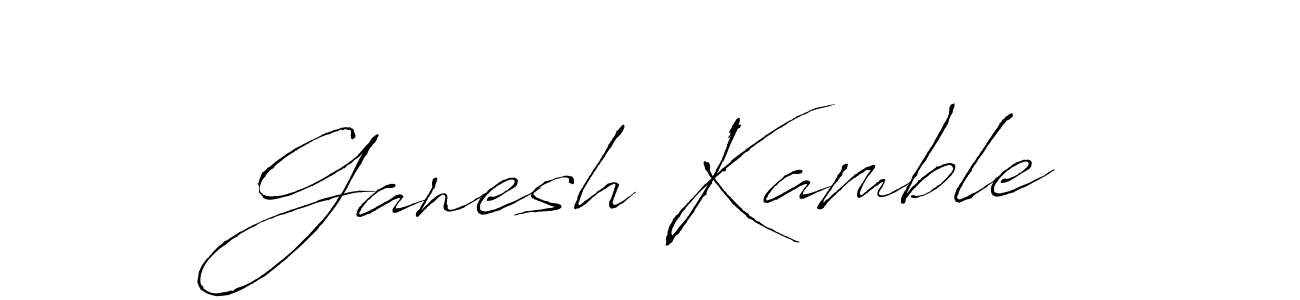 Create a beautiful signature design for name Ganesh Kamble. With this signature (Antro_Vectra) fonts, you can make a handwritten signature for free. Ganesh Kamble signature style 6 images and pictures png