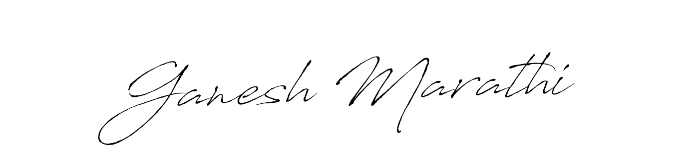 Also we have Ganesh Marathi name is the best signature style. Create professional handwritten signature collection using Antro_Vectra autograph style. Ganesh Marathi signature style 6 images and pictures png
