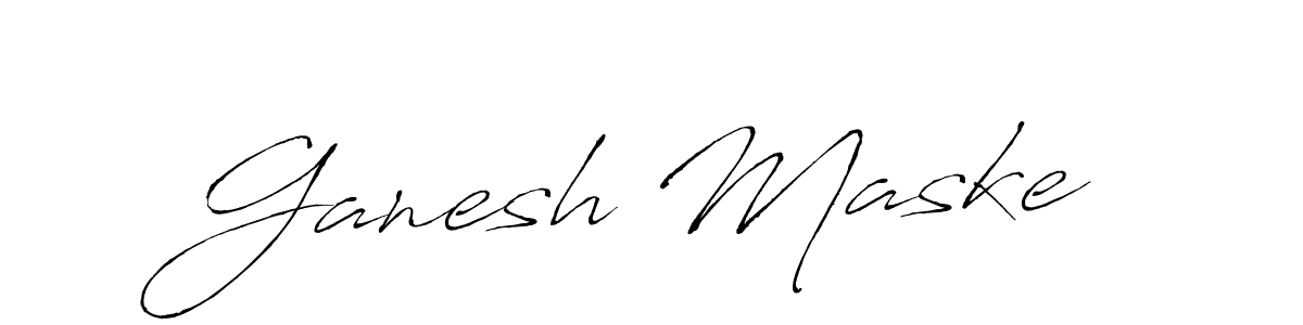 This is the best signature style for the Ganesh Maske name. Also you like these signature font (Antro_Vectra). Mix name signature. Ganesh Maske signature style 6 images and pictures png