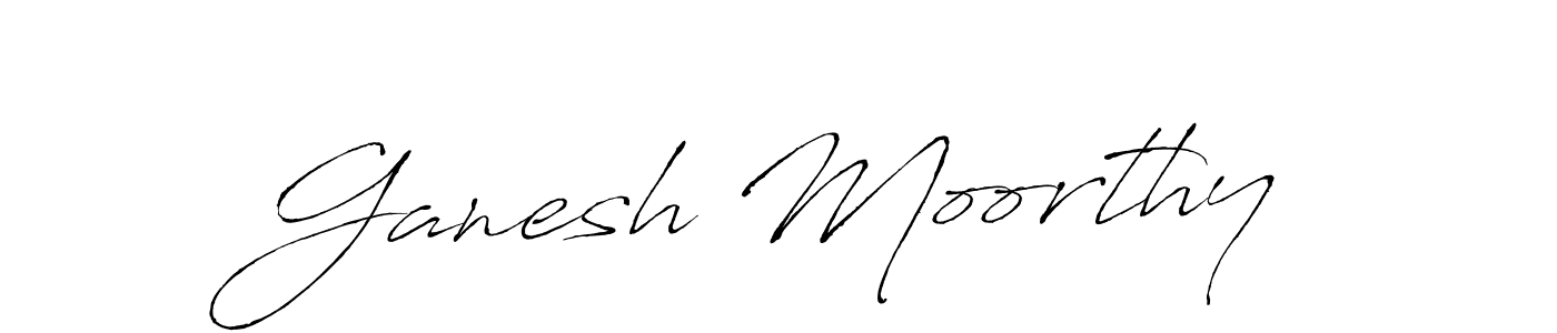 Use a signature maker to create a handwritten signature online. With this signature software, you can design (Antro_Vectra) your own signature for name Ganesh Moorthy. Ganesh Moorthy signature style 6 images and pictures png