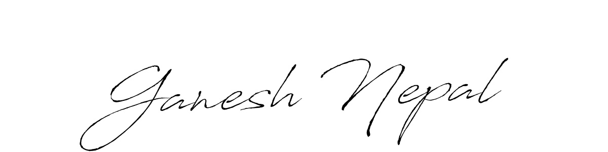 This is the best signature style for the Ganesh Nepal name. Also you like these signature font (Antro_Vectra). Mix name signature. Ganesh Nepal signature style 6 images and pictures png