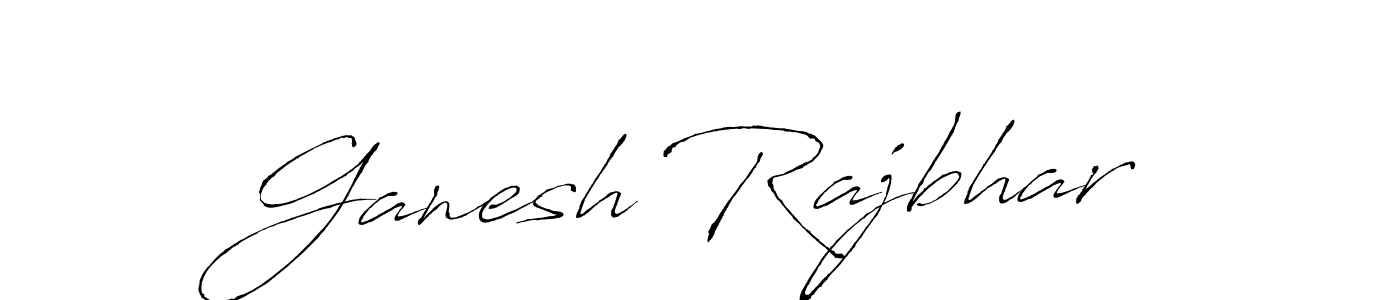 Design your own signature with our free online signature maker. With this signature software, you can create a handwritten (Antro_Vectra) signature for name Ganesh Rajbhar. Ganesh Rajbhar signature style 6 images and pictures png