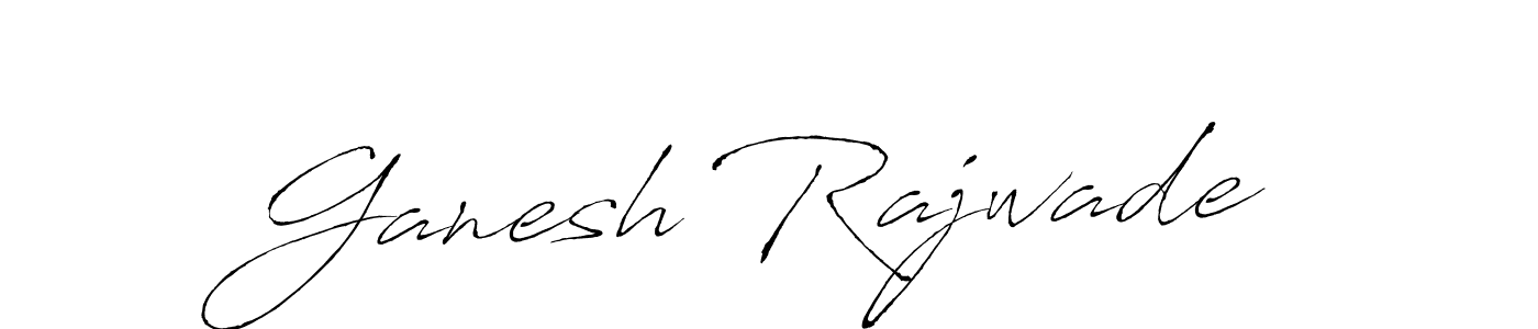 Ganesh Rajwade stylish signature style. Best Handwritten Sign (Antro_Vectra) for my name. Handwritten Signature Collection Ideas for my name Ganesh Rajwade. Ganesh Rajwade signature style 6 images and pictures png