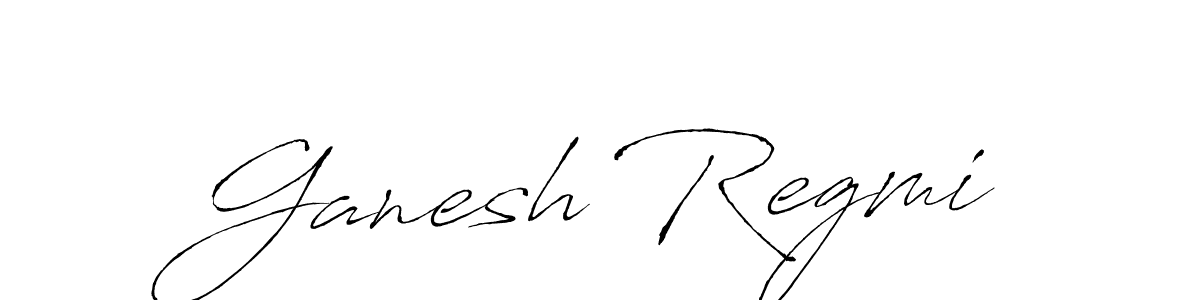 How to make Ganesh Regmi signature? Antro_Vectra is a professional autograph style. Create handwritten signature for Ganesh Regmi name. Ganesh Regmi signature style 6 images and pictures png