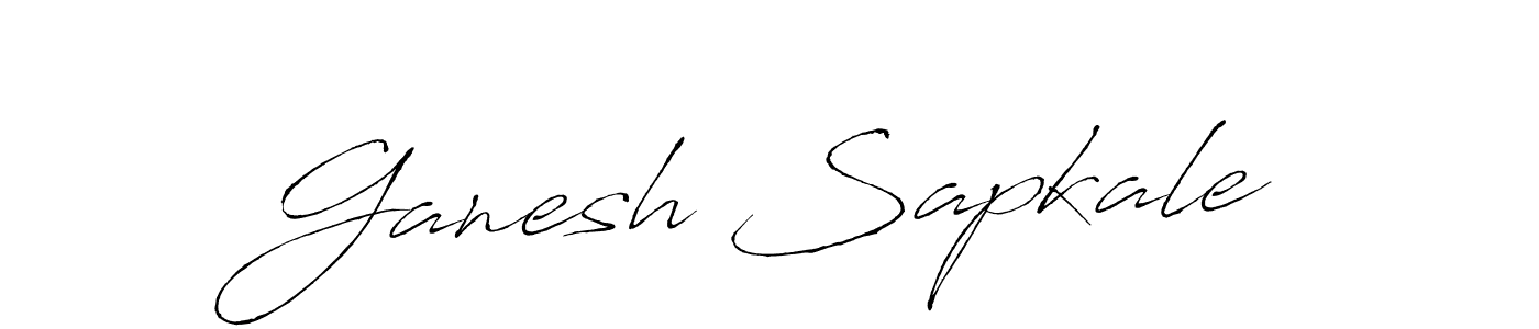 Best and Professional Signature Style for Ganesh Sapkale. Antro_Vectra Best Signature Style Collection. Ganesh Sapkale signature style 6 images and pictures png