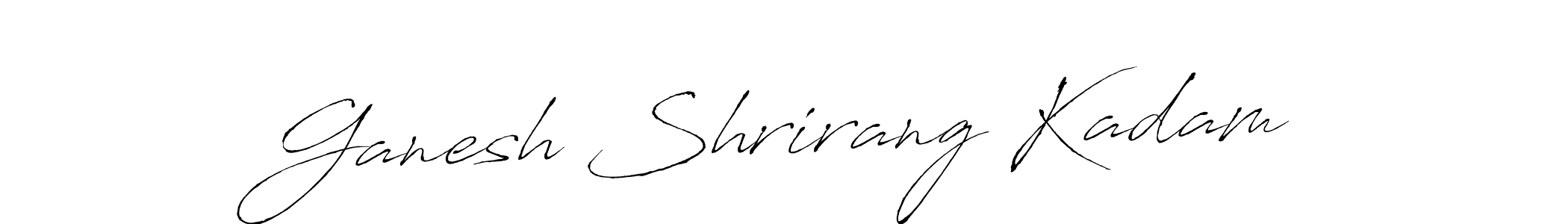 You should practise on your own different ways (Antro_Vectra) to write your name (Ganesh Shrirang Kadam) in signature. don't let someone else do it for you. Ganesh Shrirang Kadam signature style 6 images and pictures png