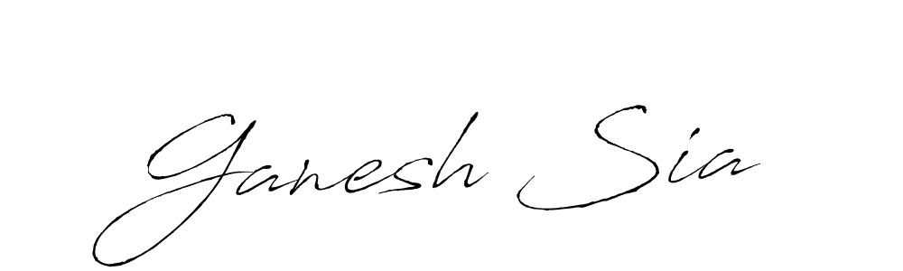 Use a signature maker to create a handwritten signature online. With this signature software, you can design (Antro_Vectra) your own signature for name Ganesh Sia. Ganesh Sia signature style 6 images and pictures png