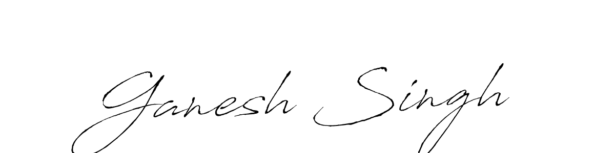 How to make Ganesh Singh name signature. Use Antro_Vectra style for creating short signs online. This is the latest handwritten sign. Ganesh Singh signature style 6 images and pictures png
