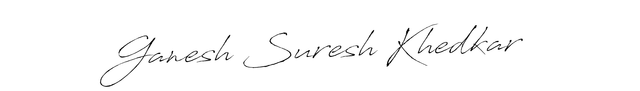 Design your own signature with our free online signature maker. With this signature software, you can create a handwritten (Antro_Vectra) signature for name Ganesh Suresh Khedkar. Ganesh Suresh Khedkar signature style 6 images and pictures png