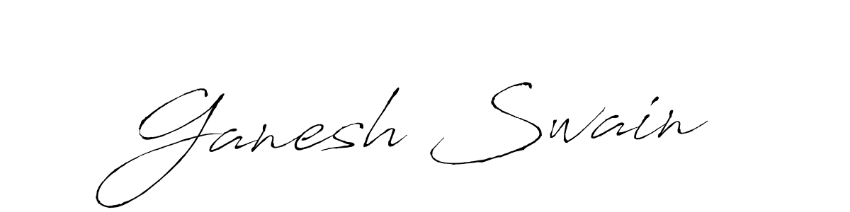 How to make Ganesh Swain signature? Antro_Vectra is a professional autograph style. Create handwritten signature for Ganesh Swain name. Ganesh Swain signature style 6 images and pictures png