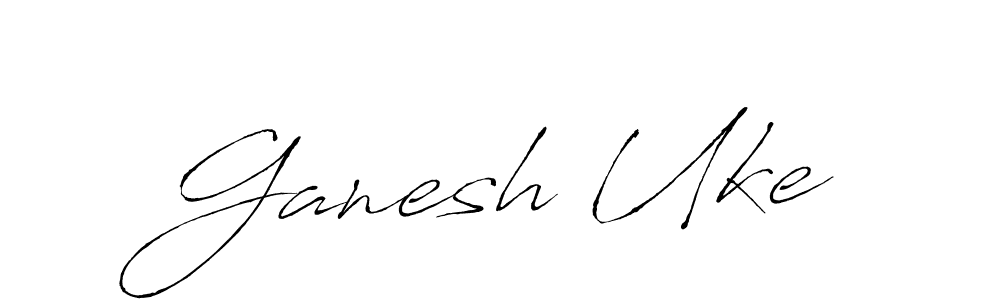 Antro_Vectra is a professional signature style that is perfect for those who want to add a touch of class to their signature. It is also a great choice for those who want to make their signature more unique. Get Ganesh Uke name to fancy signature for free. Ganesh Uke signature style 6 images and pictures png