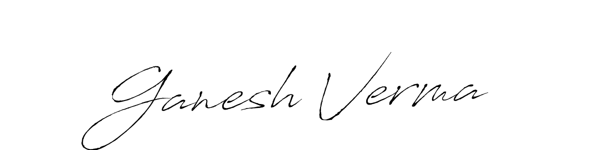 Use a signature maker to create a handwritten signature online. With this signature software, you can design (Antro_Vectra) your own signature for name Ganesh Verma. Ganesh Verma signature style 6 images and pictures png