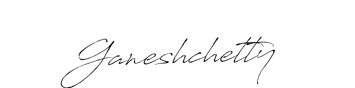 Use a signature maker to create a handwritten signature online. With this signature software, you can design (Antro_Vectra) your own signature for name Ganeshchetty. Ganeshchetty signature style 6 images and pictures png