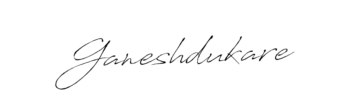 Design your own signature with our free online signature maker. With this signature software, you can create a handwritten (Antro_Vectra) signature for name Ganeshdukare. Ganeshdukare signature style 6 images and pictures png