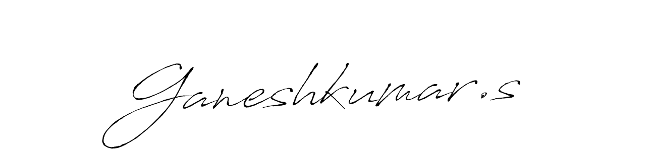 Make a beautiful signature design for name Ganeshkumar.s. Use this online signature maker to create a handwritten signature for free. Ganeshkumar.s signature style 6 images and pictures png