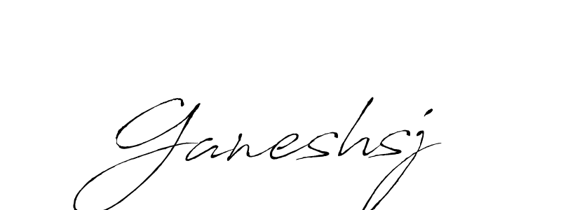 Make a beautiful signature design for name Ganeshsj. Use this online signature maker to create a handwritten signature for free. Ganeshsj signature style 6 images and pictures png