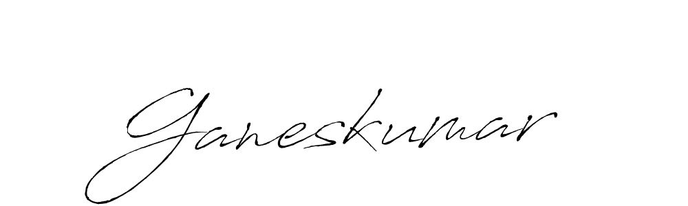 Design your own signature with our free online signature maker. With this signature software, you can create a handwritten (Antro_Vectra) signature for name Ganeskumar. Ganeskumar signature style 6 images and pictures png