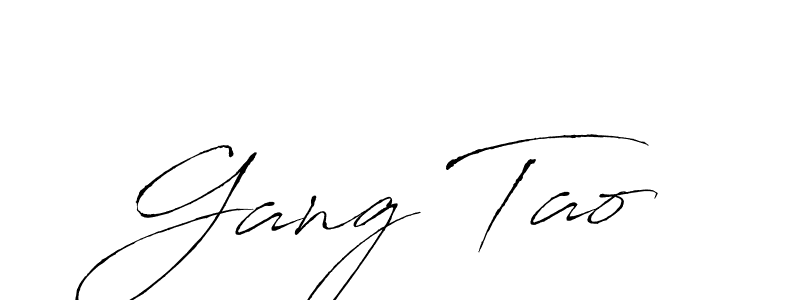 if you are searching for the best signature style for your name Gang Tao. so please give up your signature search. here we have designed multiple signature styles  using Antro_Vectra. Gang Tao signature style 6 images and pictures png