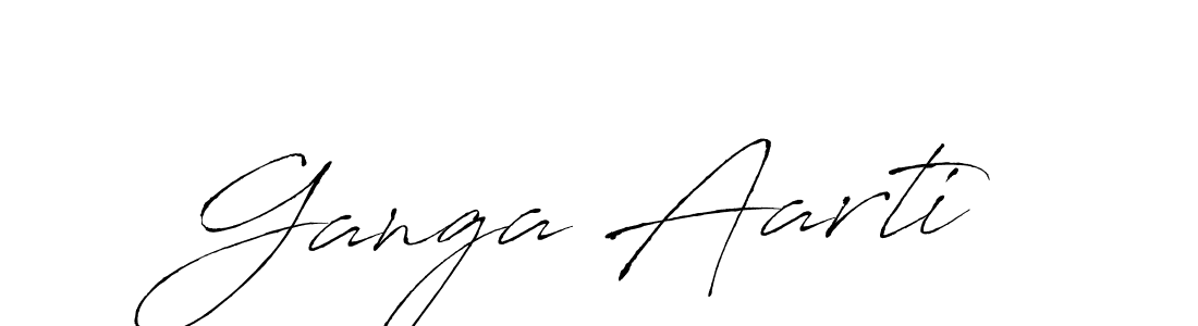 Use a signature maker to create a handwritten signature online. With this signature software, you can design (Antro_Vectra) your own signature for name Ganga Aarti. Ganga Aarti signature style 6 images and pictures png