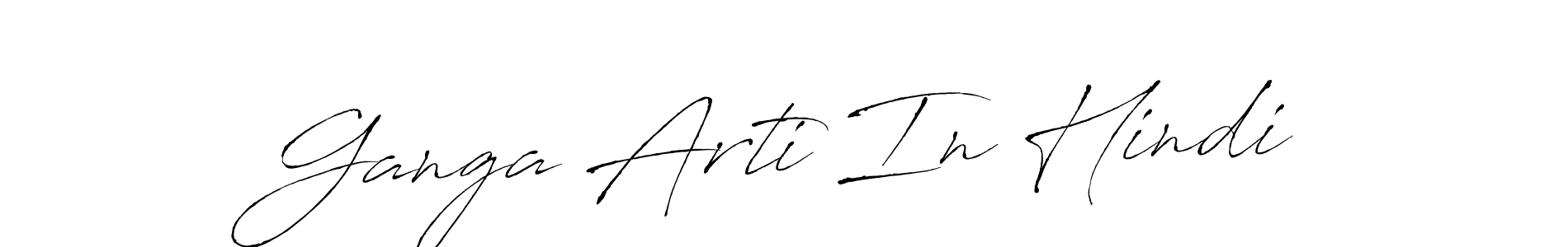Ganga Arti In Hindi stylish signature style. Best Handwritten Sign (Antro_Vectra) for my name. Handwritten Signature Collection Ideas for my name Ganga Arti In Hindi. Ganga Arti In Hindi signature style 6 images and pictures png