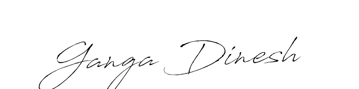 How to make Ganga Dinesh signature? Antro_Vectra is a professional autograph style. Create handwritten signature for Ganga Dinesh name. Ganga Dinesh signature style 6 images and pictures png