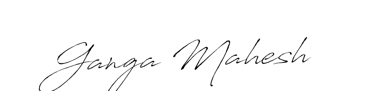 You can use this online signature creator to create a handwritten signature for the name Ganga Mahesh. This is the best online autograph maker. Ganga Mahesh signature style 6 images and pictures png