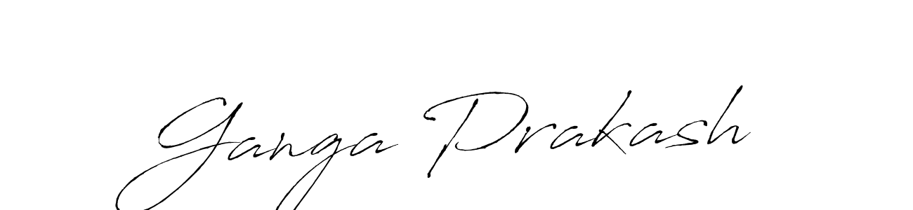 How to make Ganga Prakash signature? Antro_Vectra is a professional autograph style. Create handwritten signature for Ganga Prakash name. Ganga Prakash signature style 6 images and pictures png