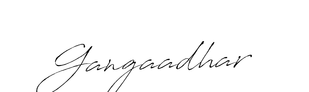 Make a beautiful signature design for name Gangaadhar. With this signature (Antro_Vectra) style, you can create a handwritten signature for free. Gangaadhar signature style 6 images and pictures png