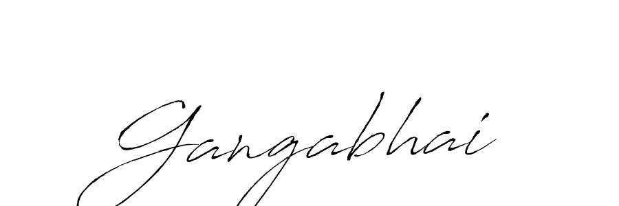 Make a beautiful signature design for name Gangabhai. With this signature (Antro_Vectra) style, you can create a handwritten signature for free. Gangabhai signature style 6 images and pictures png