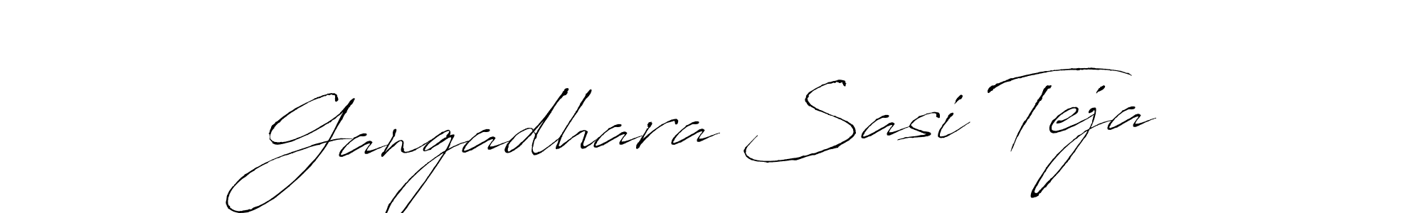Make a beautiful signature design for name Gangadhara Sasi Teja. Use this online signature maker to create a handwritten signature for free. Gangadhara Sasi Teja signature style 6 images and pictures png