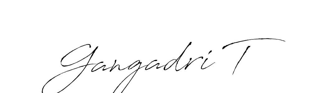 Make a short Gangadri T signature style. Manage your documents anywhere anytime using Antro_Vectra. Create and add eSignatures, submit forms, share and send files easily. Gangadri T signature style 6 images and pictures png