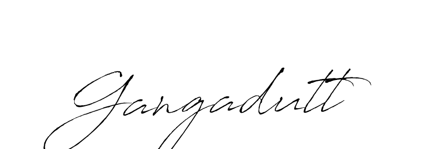 How to make Gangadutt name signature. Use Antro_Vectra style for creating short signs online. This is the latest handwritten sign. Gangadutt signature style 6 images and pictures png