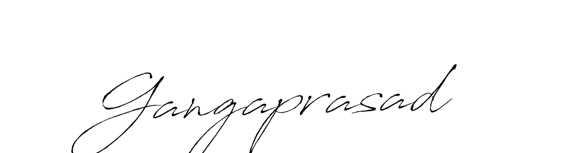 How to make Gangaprasad name signature. Use Antro_Vectra style for creating short signs online. This is the latest handwritten sign. Gangaprasad signature style 6 images and pictures png