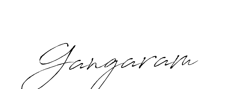 How to make Gangaram signature? Antro_Vectra is a professional autograph style. Create handwritten signature for Gangaram name. Gangaram signature style 6 images and pictures png