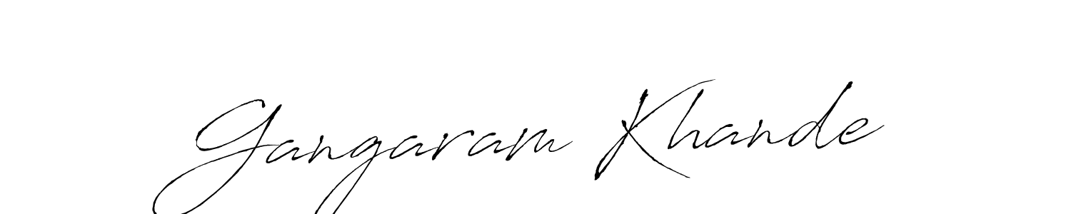 It looks lik you need a new signature style for name Gangaram Khande. Design unique handwritten (Antro_Vectra) signature with our free signature maker in just a few clicks. Gangaram Khande signature style 6 images and pictures png