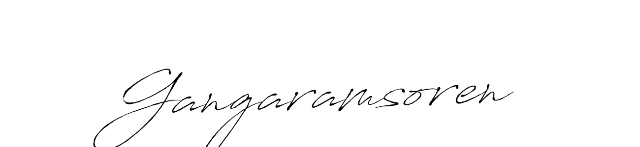 Also we have Gangaramsoren name is the best signature style. Create professional handwritten signature collection using Antro_Vectra autograph style. Gangaramsoren signature style 6 images and pictures png