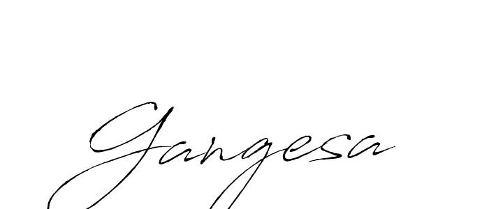 You should practise on your own different ways (Antro_Vectra) to write your name (Gangesa) in signature. don't let someone else do it for you. Gangesa signature style 6 images and pictures png
