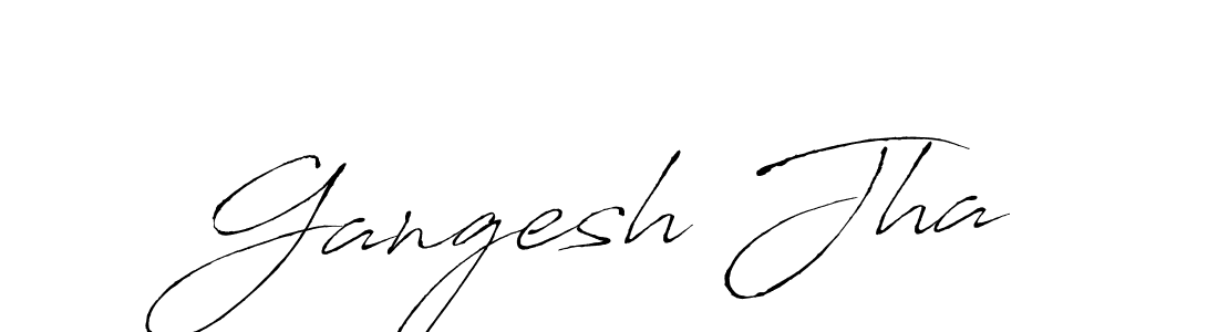 It looks lik you need a new signature style for name Gangesh Jha. Design unique handwritten (Antro_Vectra) signature with our free signature maker in just a few clicks. Gangesh Jha signature style 6 images and pictures png