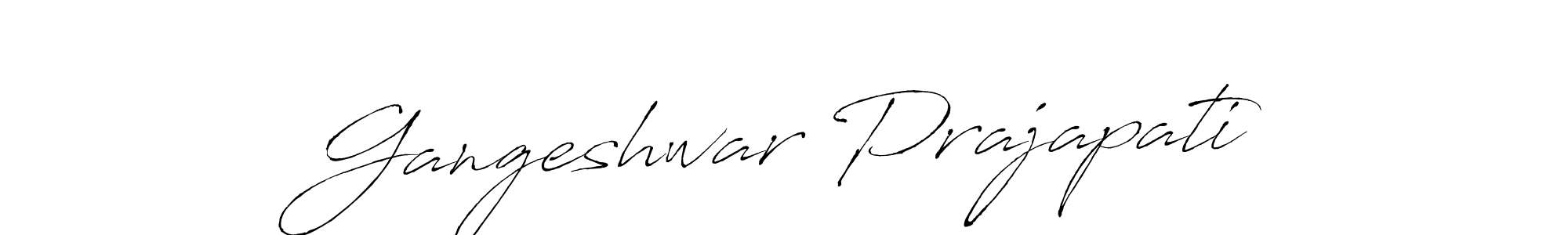 Make a beautiful signature design for name Gangeshwar Prajapati. Use this online signature maker to create a handwritten signature for free. Gangeshwar Prajapati signature style 6 images and pictures png