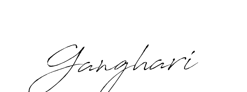 Also we have Ganghari name is the best signature style. Create professional handwritten signature collection using Antro_Vectra autograph style. Ganghari signature style 6 images and pictures png