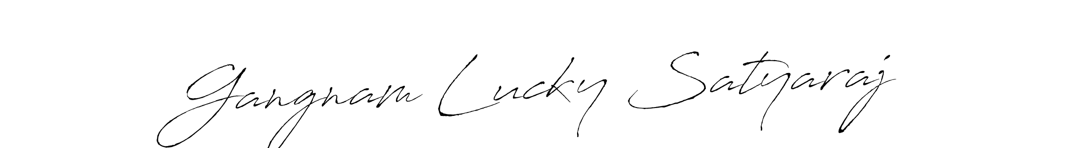 You can use this online signature creator to create a handwritten signature for the name Gangnam Lucky Satyaraj. This is the best online autograph maker. Gangnam Lucky Satyaraj signature style 6 images and pictures png