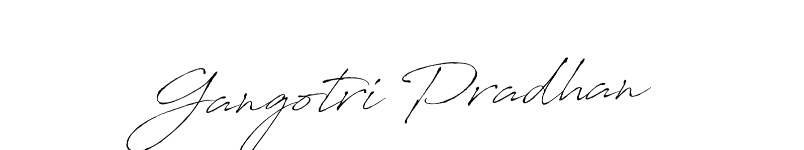 Also we have Gangotri Pradhan name is the best signature style. Create professional handwritten signature collection using Antro_Vectra autograph style. Gangotri Pradhan signature style 6 images and pictures png