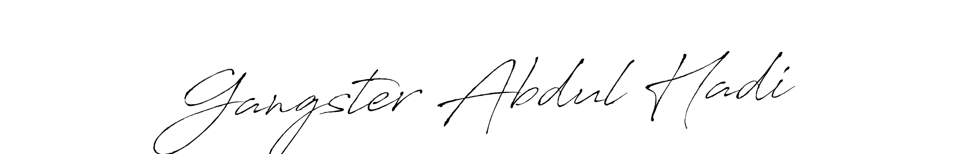 You can use this online signature creator to create a handwritten signature for the name Gangster Abdul Hadi. This is the best online autograph maker. Gangster Abdul Hadi signature style 6 images and pictures png