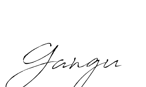 Also we have Gangu name is the best signature style. Create professional handwritten signature collection using Antro_Vectra autograph style. Gangu signature style 6 images and pictures png