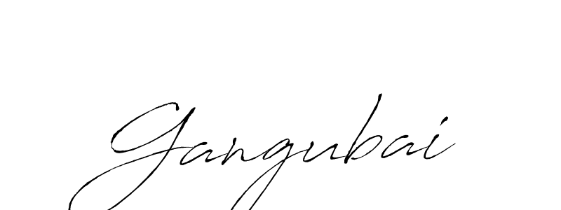 Use a signature maker to create a handwritten signature online. With this signature software, you can design (Antro_Vectra) your own signature for name Gangubai. Gangubai signature style 6 images and pictures png